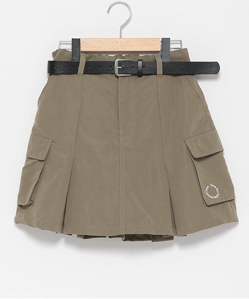 「LOVETOXIC」 「KIDS」キュロット M カーキ キッズ_画像3