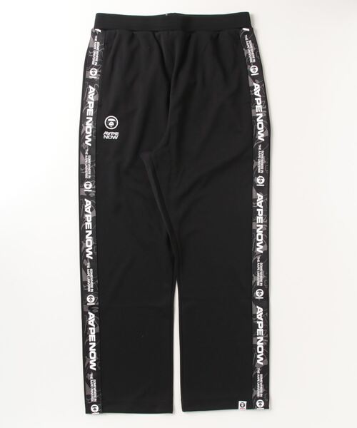 「AAPE BY A BATHING APE」 ジャージパンツ SMALL ブラック メンズ_画像2