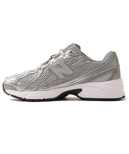 「New Balance」 ローカットスニーカー 23.5cm グレー メンズ_画像2