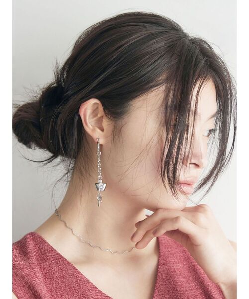 ワンピース フロントZIPミックスカラーワンピース 「夏服」の画像