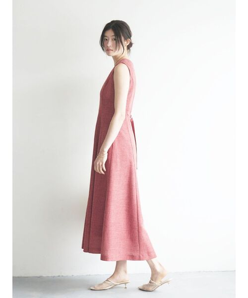 ワンピース フロントZIPミックスカラーワンピース 「夏服」の画像