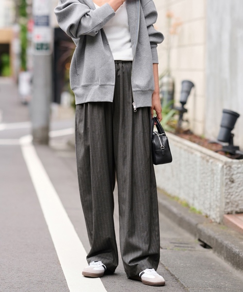 「JOURNAL STANDARD relume」 パンツ 36 ネイビー レディースの画像