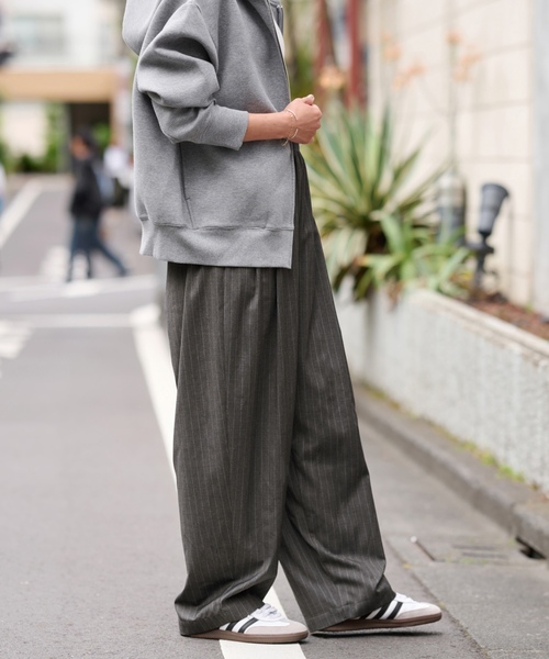 「JOURNAL STANDARD relume」 パンツ 36 ネイビー レディースの画像