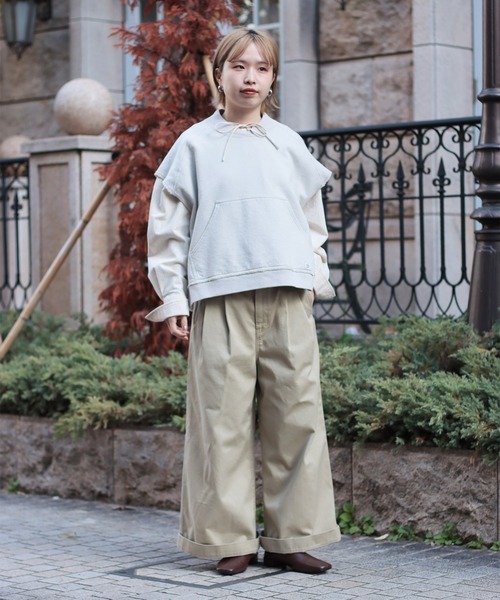 「Brocante」 長袖ワンピース 2 ブラック レディースの画像