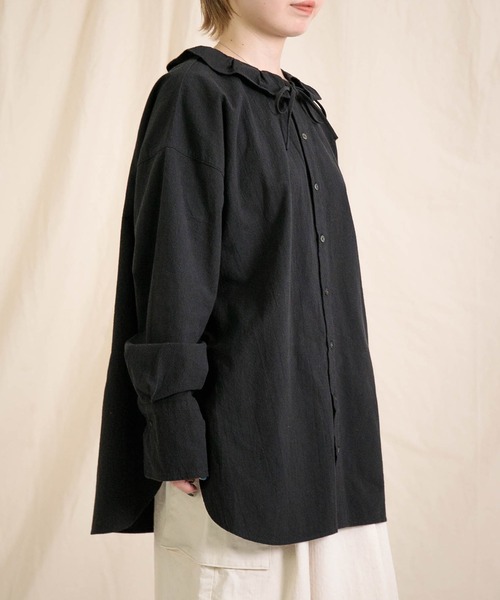 「Brocante」 長袖ワンピース 2 ブラック レディースの画像