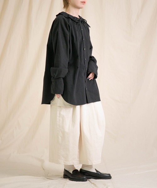 「Brocante」 長袖ワンピース 2 ブラック レディースの画像