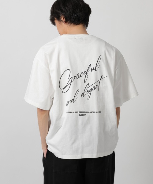 COMPLEX ロゴ Tシャツ L 白 LAKOLE（ラコレ） tシャツ 筆記ロゴアソートTシャツ / 652865 メンズ