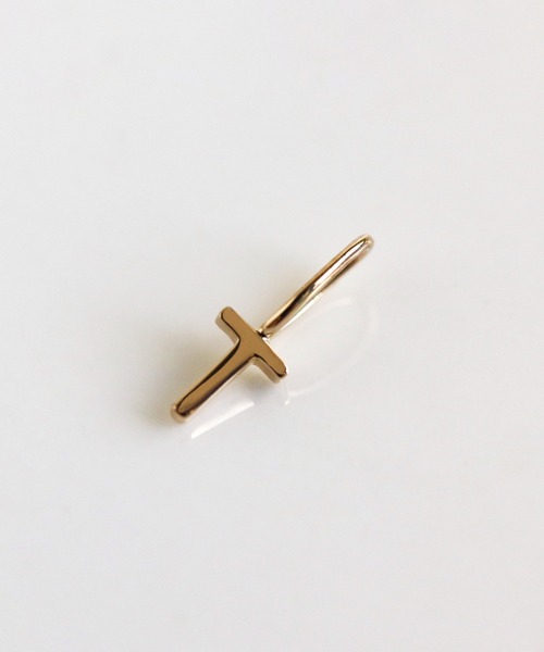 チャーム ゴールド イニシャル チャーム | K10YG レディース メンズの画像