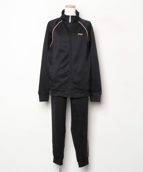 FILA レディースジャージ上下セットアップ　Lサイズ　ブラック FILA（フィラ） セットアップジャージ L ブラック系その他 レディース