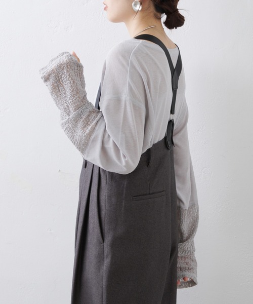 「CIAOPANIC TYPY」 長袖カットソー ONE SIZE グレー レディース_画像7