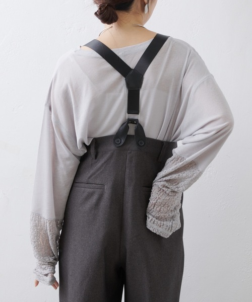 「CIAOPANIC TYPY」 長袖カットソー ONE SIZE グレー レディース_画像8
