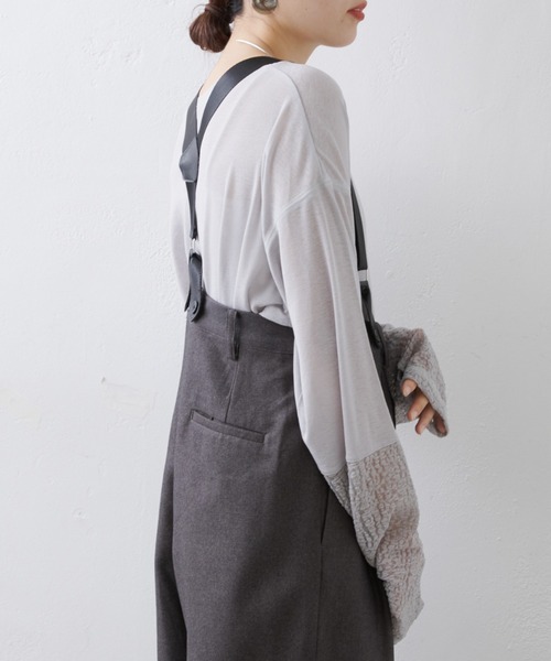 「CIAOPANIC TYPY」 長袖カットソー ONE SIZE グレー レディース_画像9