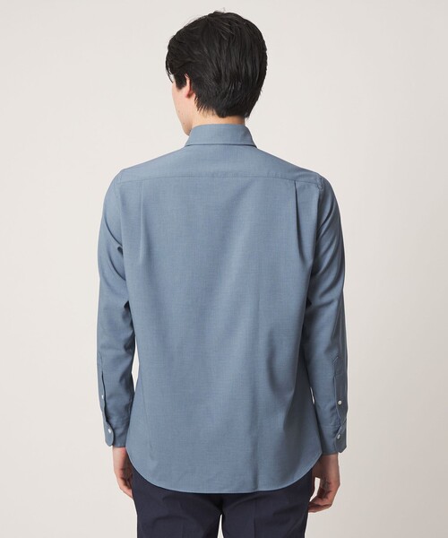 【LT.BLUE】ハイツイスト カッタウェイカラーシャツ-イージーケア・吸水速乾-<A DAY IN THE LIFE> ハイツイスト カッタウェイカラーシャツ―イージーケア・吸水速乾―＜A