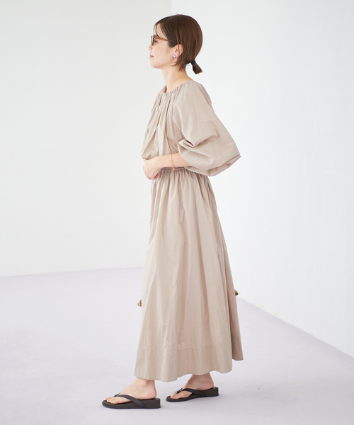 「Plage」 長袖ワンピース 36 グレー レディース_1