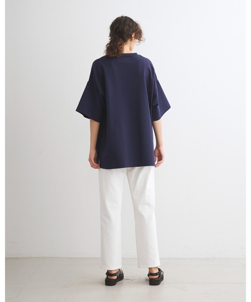 「Traditional Weatherwear」 半袖Tシャツ S ネイビー レディース_画像4