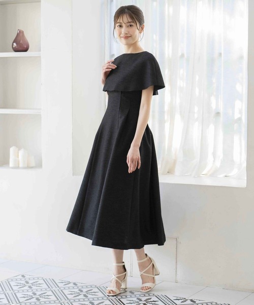 「NOELA」 コンビワンピース M ブラック レディース_画像2