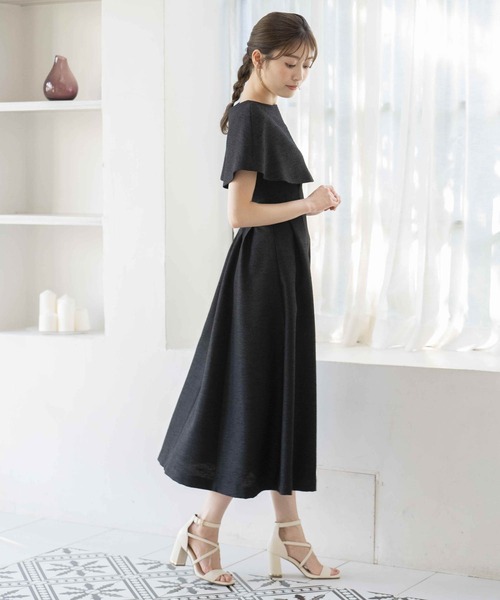 「NOELA」 コンビワンピース M ブラック レディース_画像4