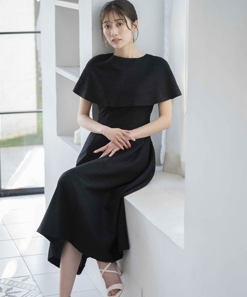 「NOELA」 コンビワンピース M ブラック レディース_画像7