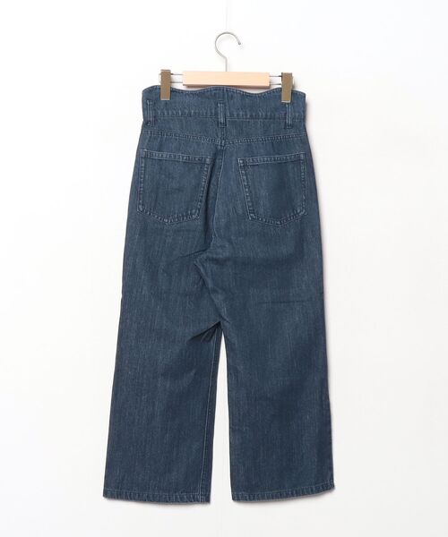 「flower」 デニムパンツ SMALL ネイビー レディース_画像2