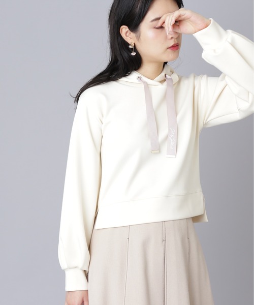 「JILL by JILL STUART」 プルオーバーパーカー FREE グレー レディース_画像2