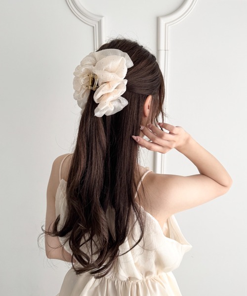 ヘアクリップ シフォンバンスクリップ | sowang | 07
