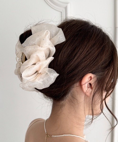 ヘアクリップ シフォンバンスクリップ | sowang | 04