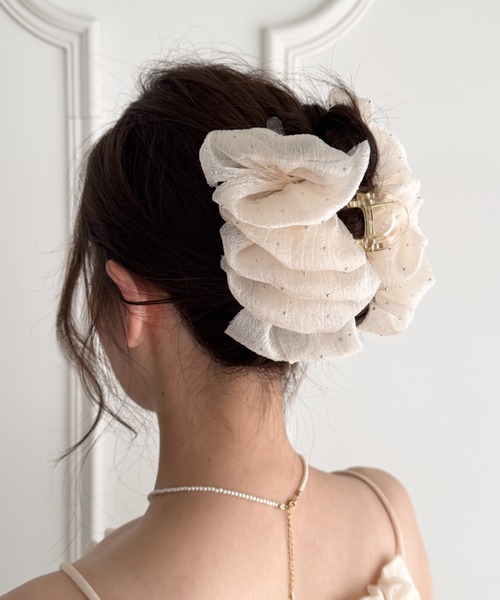 ヘアクリップ シフォンバンスクリップ | sowang | 05