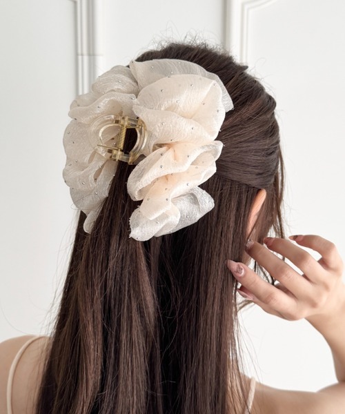 ヘアクリップ シフォンバンスクリップ | sowang | 06