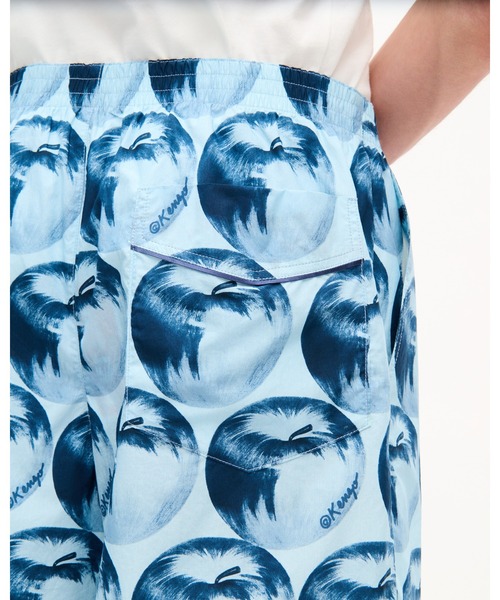 パンツ 'KENZO Apple Pop' エラスティック ショーツ イン コットン メンズの画像