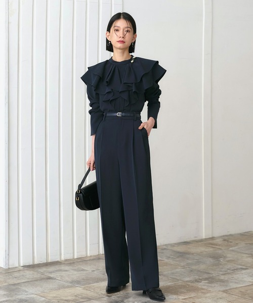 「RUIRUE BOUTIQUE」 セットアップ LL チャコールグレー レディース_画像2