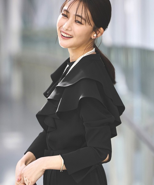 「RUIRUE BOUTIQUE」 セットアップ LL チャコールグレー レディース_画像5