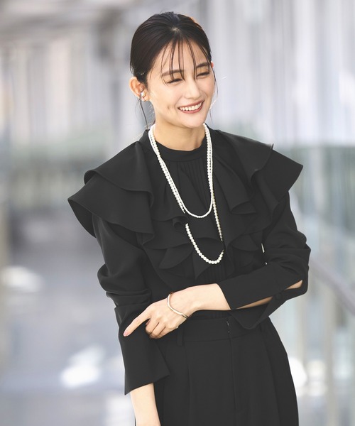 「RUIRUE BOUTIQUE」 セットアップ LL チャコールグレー レディース_画像6