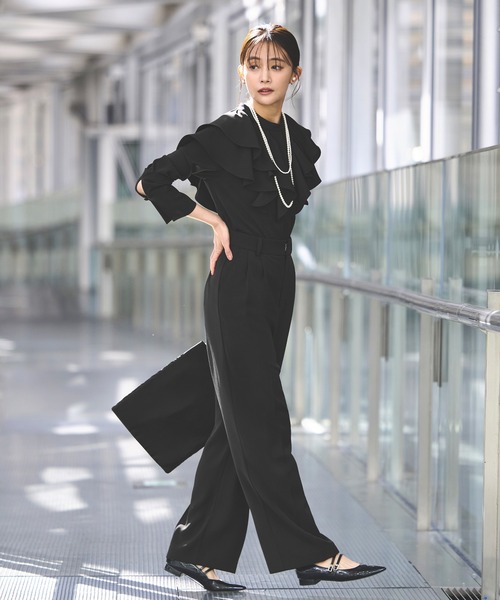 「RUIRUE BOUTIQUE」 セットアップ LL チャコールグレー レディース_画像7