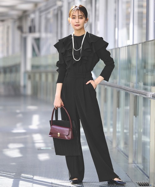 「RUIRUE BOUTIQUE」 セットアップ LL チャコールグレー レディース_画像8