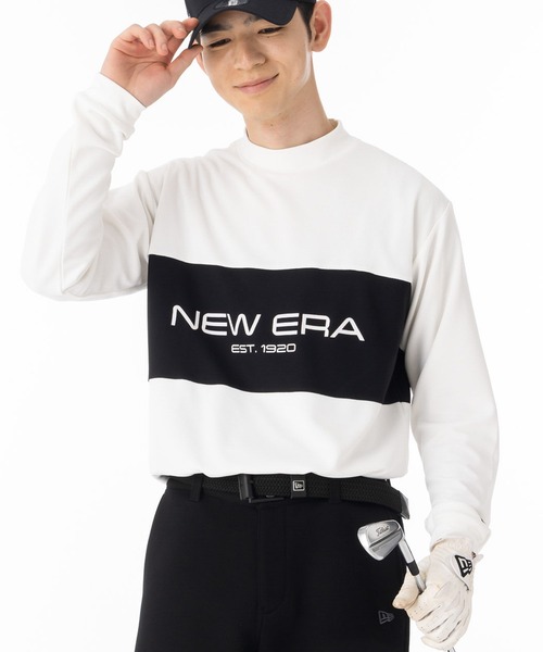 NEW ERA（ニューエラ） ポロシャツ ニューエラゴルフ 長袖モックネック