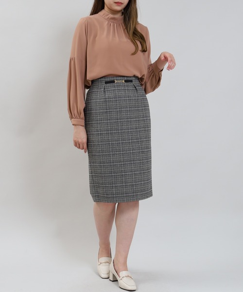 「TRUDEA」 長袖ブラウス MEDIUM ベージュ レディース_画像5
