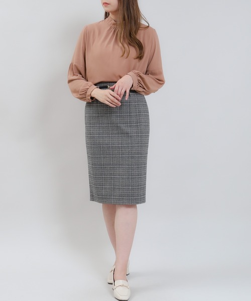 「TRUDEA」 長袖ブラウス MEDIUM ベージュ レディース_画像6