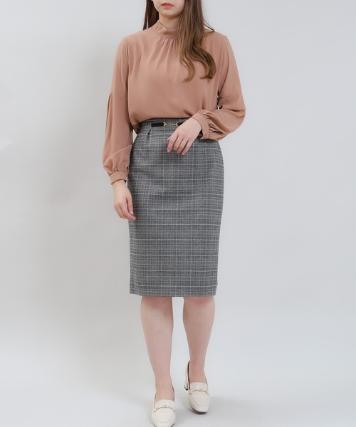「TRUDEA」 長袖ブラウス MEDIUM ベージュ レディース_画像7
