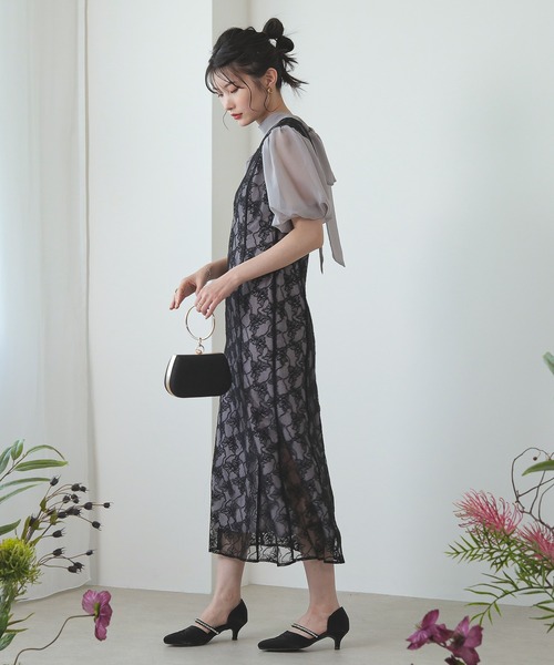 「Kana」 半袖ワンピース M ブルー レディース_画像6