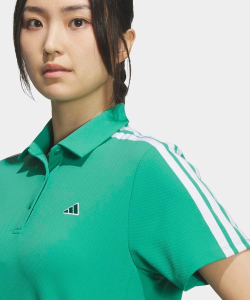 adidas（アディダス） ポロシャツ ポロ スリーストライプス
