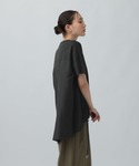 tシャツ 半袖 異素材ドロストチュニックSS ...の詳細画像2