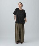 tシャツ 半袖 異素材ドロストチュニックSS ...の詳細画像4