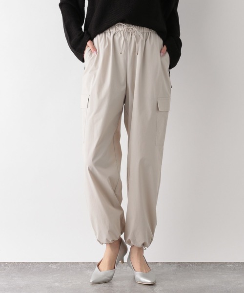 「GLOBAL WORK」 カーゴパンツ LARGE ブラック レディース_画像4