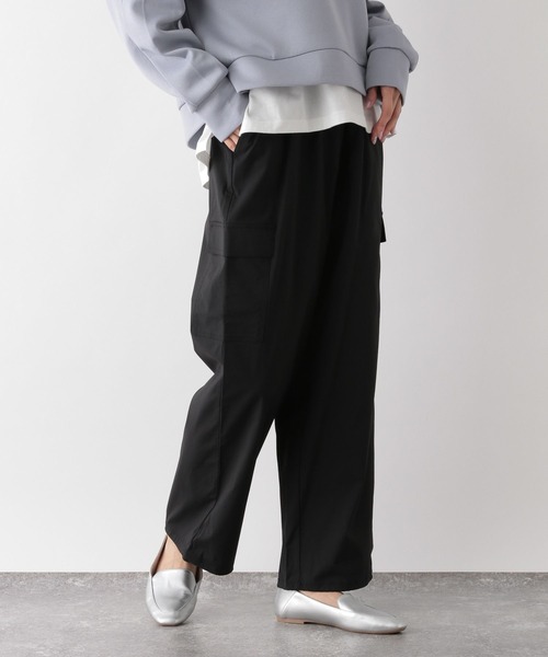 「GLOBAL WORK」 カーゴパンツ LARGE ブラック レディース_画像9