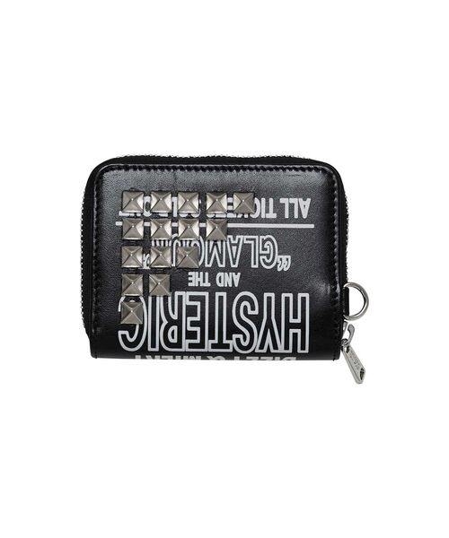 HYSTERIC GLAMOUR スタッズ 二つ折り財布 HYSTERIC GLAMOUR（ヒステリックグラマー） 二つ折り 二つ折り財布