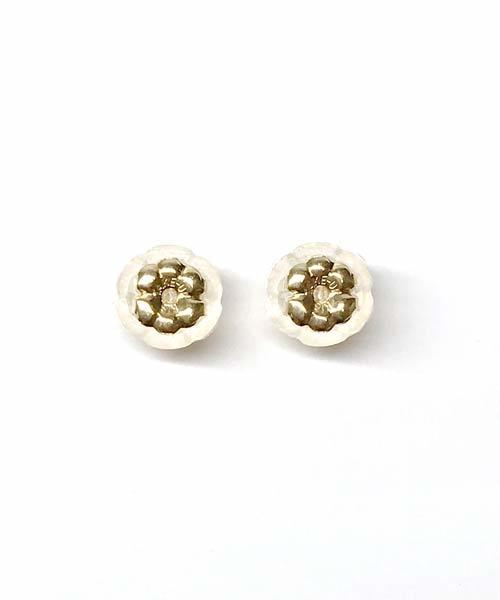 ピアス K18アコヤパールピアス「７ｍｍ」 レディースの画像