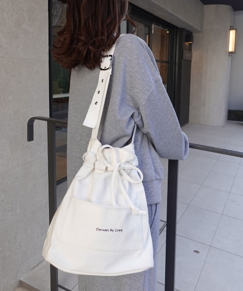 CORNERS（コーナーズ） トートバッグ ロゴ入りキャンバストートバック