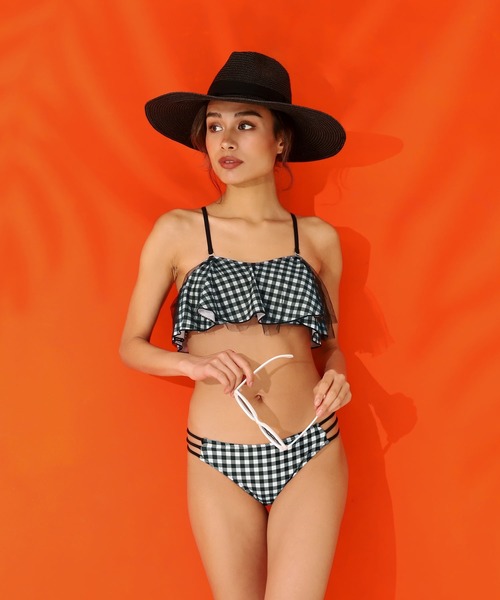 【sinoon】Flower Frill Bikini☆韓国 人気☆24SS☆ビキニ SINOON】韓国人気☆ Flower Frill Bikini (sinoon/ビキニ