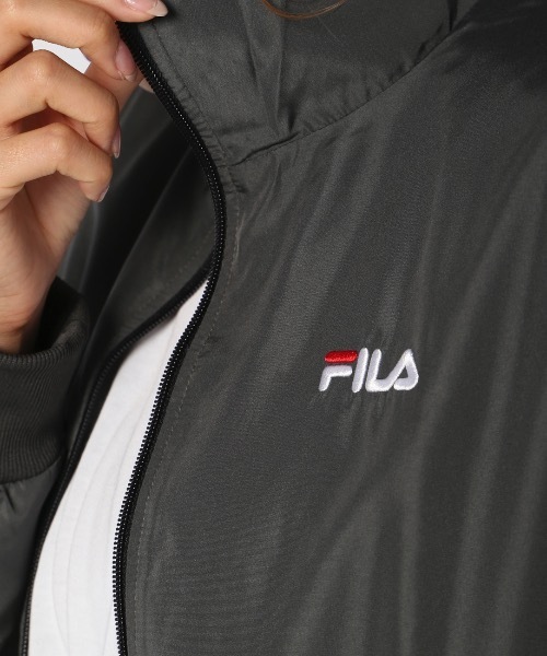 ジャケット ブルゾン レディース 「FILA / フィラ」レディースタフタ×裏トリコットスタンドジャケット スポーティー アウター｜zozo｜22