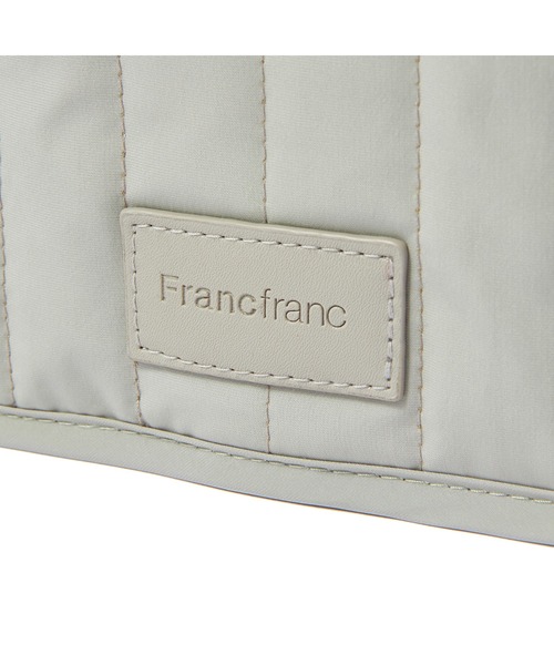 naptime ライトグレー キルティングポーチ Francfranc ポーチ キルティング ハンギングポーチ M グレー